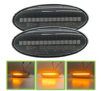 Dynamic LED Lato Indicatore Luci Trasparente per Suzuki SX4 Gy 2006-2015