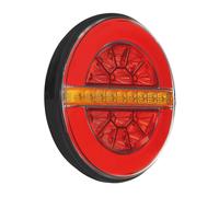 FARO FANALE RETRONEBBIA CAMPER CAMION FURGONI 3 FUNZIONI 12/24V O-LED OMOLOGATO
