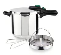 DYNAMIC - Pentola a pressione + cestello, acciaio inox 18/10, risparmio energetico, tutti i tipi di fornelli, induzione ✅ Consegna entro 24/72 ore Super Veloce: la pentola a pressione MAGEFESA DYNAMIC