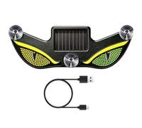 Dynamic Solar USB LED Window Decoration Eye Light Vehicle Display Lamp