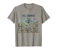 Dynamic UK British Fell Runner Peak Challenge UK Mountain Maglietta