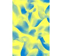 Dynamic Waves: A 6x9 College-Ruled Journal with Vibrant Abstract Cover - Yellow Edition: A bold and colorful notebook perfect for students, writers, ... with a striking abstract art cover design.