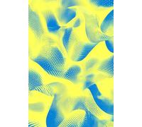 Dynamic Waves: A 6x9 College-Ruled Journal with Vibrant Abstract Cover - Yellow Edition: A bold and colorful notebook perfect for students, writers, ... with a striking abstract art cover design.
