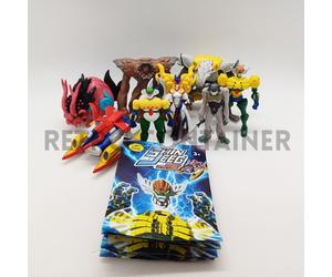Dynamic Yamato SHIN JEEG Giochi Preziosi - Serie Completa 8 Mini Figures PVC