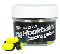 Dynamite Baits Bouillettes N-Ticers Zig Hookbaits ADY041876 - 10 g, nero e giallo