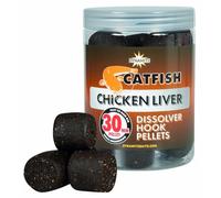 Dynamite Catfish Chicken Liver Dissolver Hook Pellet 30mm, Hair Rig, Hookable Texture, Fast Dissolve, Very Attraente sapore di fegato di pollo, codice DY861.