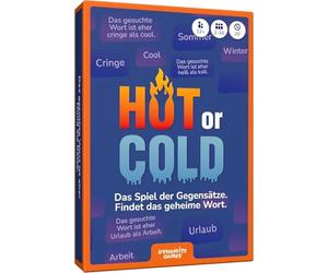 DYNAMITE GAMES Hot or Cold - Il gioco degli opposti - Trova il codice segreto Parola - Siete su una lunghezza d'onda? Gioco di carte per adulti e ragazzi - 2 - 16 giocatori - dai 12 anni in su