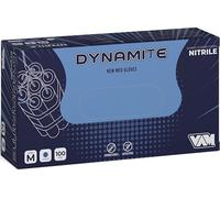 DYNAMITE Guanti in Nitrile Blu 7,2 grammi ULTRA RESISTENTI, 100% DI SPESSORE in più rispetto al nostro guanto Starblue, perfetti per Sanità, Alimentare, Pulizia, Ferramenta, Ind. Chimica, Automotive