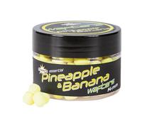Dynamite N-Ticers Wafters - Ciottoli di ananas e banana, 14 mm, giallo fluo, include olio essenziale, rilascio attrattore a lungo termine, consistenza adatta agli aghi.
