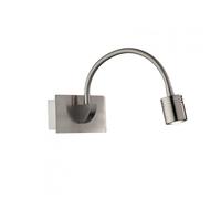 Applique Moderna Dynamo Metallo Nickel Flessibile Led 3W 4000K