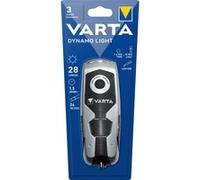 VAR LED DYNAMO - Torcia a LED Dynamo Light, 28 lm, argento/grigio, batterie ioni