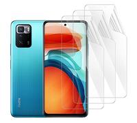DYNASCO 3 Pezzi Pellicola Protettiva per Xiaomi Redmi Note 10 Pro/Redmi Note 10 Pro Max 4G 6.67", TPU Protezione Schermo - Supporta Sensore di Impronte Digitali, Facile Installare