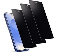 DYNASCO Confezione da 3 pellicole protettive per la privacy per Samsung Galaxy S25 Plus da 6,7 pollici, in vetro temperato opaco anti-spia, supporto per lo sblocco delle impronte digitali, resistente