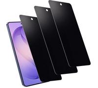 DYNASCO Confezione da 3 pellicole protettive per la privacy per Samsung Galaxy S26 Plus da 6,7 pollici, in vetro temperato opaco anti-spia, supporto per lo sblocco delle impronte digitali, resistente