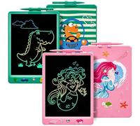 DYNASONIC 2 Lavagnette LCD Bambini 10 Pollici - Tavoletta Scrittura Elettronica per Disegnare e Scrivere, Tablet Disegno Riutilizzabile, Gioco Educativo