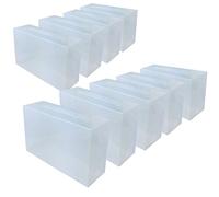 DynaSun 16152 9X PP368T Scatola Porta Scarpe, Uomo/Donna, Salvaspazio, Trasparente, 9 Posti