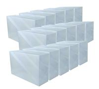 15x DynaSun PP368TG Scatola Box Porta Scarpe Trasparente Uomo Donna Salvaspazio