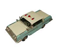 DynaSun Auto 1710D-304 Police 25 cm Modello automobile vintage fatto a mano