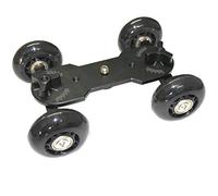 DynaSun CAR20 Skater Dolly Cinema Professionale Tavolo Stabilizzatore per Videocamera/Macchina Fotografica DSLR, Nero