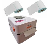 DynaSun Kit M8 Stampante con 1000 Etichette Termiche Adesive Stampa 102x152mm Barcode Etichettatrice Segnacolli Spedizioni GDO Interfaccia USB
