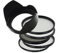 DynaSun Kit Pro 52 mm CPL filtro circolare polario/UV/stella con Skylight, lenti e paraluce