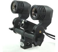 DynaSun mM2 2-in - 1 Adapter/Cable for Keyboard Music e27 Umbrella Holder with double Socket