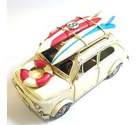 DynaSun Modellino Auto d’Epoca Vintage in Metallo, da Collezione in Stile Retro Antico in Scala con Lunghezza 26 cm