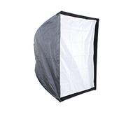 DynaSun SFTUMB6060 60x60cm Softbox Bank pieghevole ALTA RESISTENZA e APERTURA VELOCE con Diffusore Attacco Bowens x Flash Illuminatori Studio