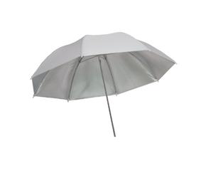 DynaSun UR02S Ombrello Professionale da Studio Riflettente, 84 cm, Argento