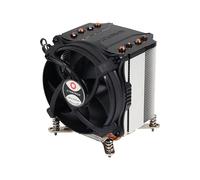 Inter-Tech Q-6 Processore Dissipatore di calore/Radiatore 9,2 cm Alluminio, Nero 1 pz