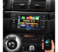 DYNAVIN Android Autoradio Navigatore per BMW serie 3 E46, 7 pollici OEM Radio con Wireless CarPlay e Android Auto | Head-up Display | Dab+ Radio: D9-E46 Premium Flex