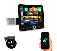 DYNAVIN Android Universale 1 DIN Autoradio Navigatore, 10,1 pollici Radio con Wireless CarPlay e Android Auto | Head-up Display | Dab+ Radio: D9-UNI101 Premium Flex