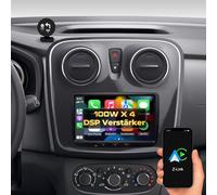 DYNAVIN Autoradio Android navigatore per Dacia Sandero Duster Logan Renault Captur, 8 pollici Radio con Wireless CarPlay e Android Auto | Head-up Display | Dab+ Radio: D9-DAC Premium Flex