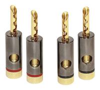 Dynavox 206436 kit spina a banana 4 pz