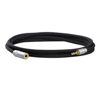 Dynavox 207379 - Cavo di prolunga audio, 1 presa jack da 3,5 mm, 1 connettore jack da 3,5 mm, 3,00 m, colore: Nero