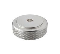 Dynavox Alluminio Piedini Midi Argento Con Godronatura 1 X 4er Set