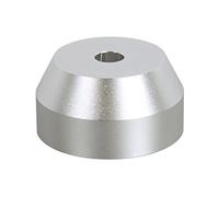 Dynavox Disco di centratura ASP1 207521 singolo in alluminio argento