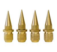 Dynavox Cinch-Stecker-Set 2 X Rosso, Weiss-High-End-Stecker Ottone 4Stück