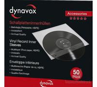 Dynavox Schallplatteninnenhüllen per 12 " Vinile Lps Di Hd-Polyethylen 50er-Pack