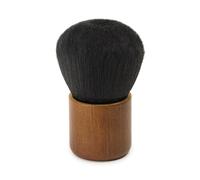 Dynavox CB-1 Pennello per la pulizia dei dischi in vinile, spazzola per la pulizia con manico in bambù, setole sottili e morbide in fibra sintetica per una rimozione efficace della polvere