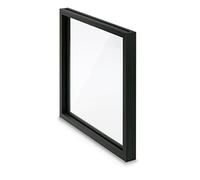 Dynavox Cornice di copertura per dischi in vinile, per decorazione da parete, in MDF, colore nero