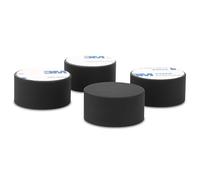 Dynavox EDZ-32 set da 4, ammortizzatori in silicone per HiFi, diffusori, subwoofer e PC, piedini antivibrazione con adesivo 3M, nero