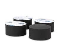 Dynavox EDZ-50 set da 4, ammortizzatori in silicone per HiFi, diffusori, subwoofer e PC, piedini antivibrazione con adesivo 3M, nero