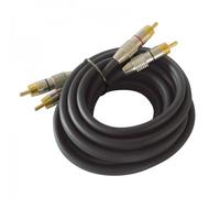 Dynavox High Class Cavo Cinch 2,0 m Nero 2x RCA→2x RCA 250028-03