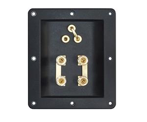 Dynavox High End Bi-Amping connettore nero, 13 x 5 x 15 cm