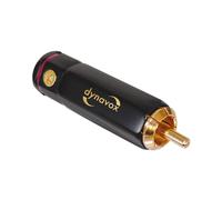 Dynavox High-End Cinch-Stecker-Set 2 X Rosso, Weiss-High-End-Stecker Ottone