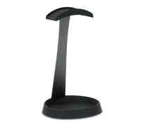 Dynavox Supporto per cuffie KH-1000 – corpo in metallo antiscivolo, silicone, vano cavi, nero