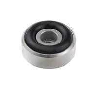 Dynavox piedini in alluminio mini, set di 4 unità, con ammortizzatori in gomma, max. 10 kg per piedino, ottimali per dispositivi HiFi e apparecchiature audio, argento