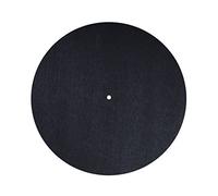DYNAVOX 207539 - Tappetino per giradischi, feltro, nero