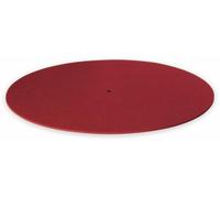 Dynavox Pm2 - Supporto per giradischi in feltro antistatico, diametro 30 cm, colore: Rosso